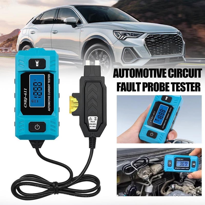 Automotive Circuit Fault Probe Tester, Portable High-Precision 0.01A~19.99A Car Circuit Probe Tester, Automotive Fuse Tester Max 48V, Circuit Fault Test Tool - Image 3